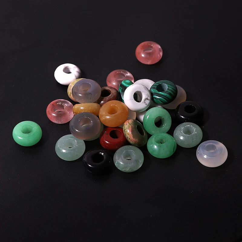 5pcs/lot 10x5mm Natural Agates Beads Abacus Big Hole 4mm Natural Stone Beads For Jewelry Making Bracelet Necklace Accessories
5pcs/lot 10x5mm Natural Agates Beads Abacus Big Hole 4mm Natural Stone Beads For Jewelry Making Bracelet Necklace Accessories
