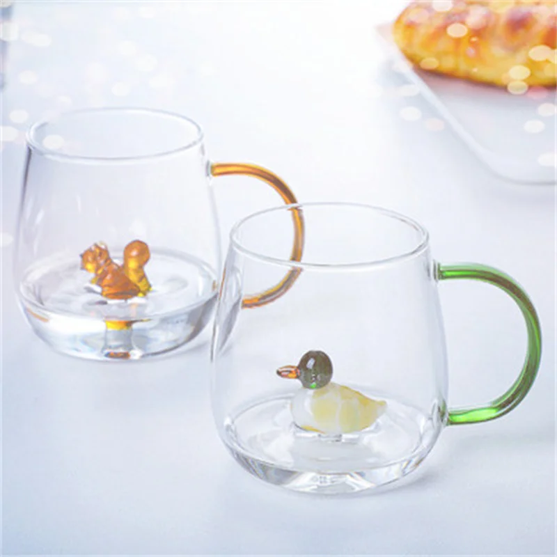 Cartoon Animal Shape Glass Living Room with Guests Juice Coffee Cold Drink Cup Home High Borosilicate Glass Single Layer Cup
Cartoon Animal Shape Glass Living Room with Guests Juice Coffee Cold Drink Cup Home High Borosilicate Glass Single Layer Cup