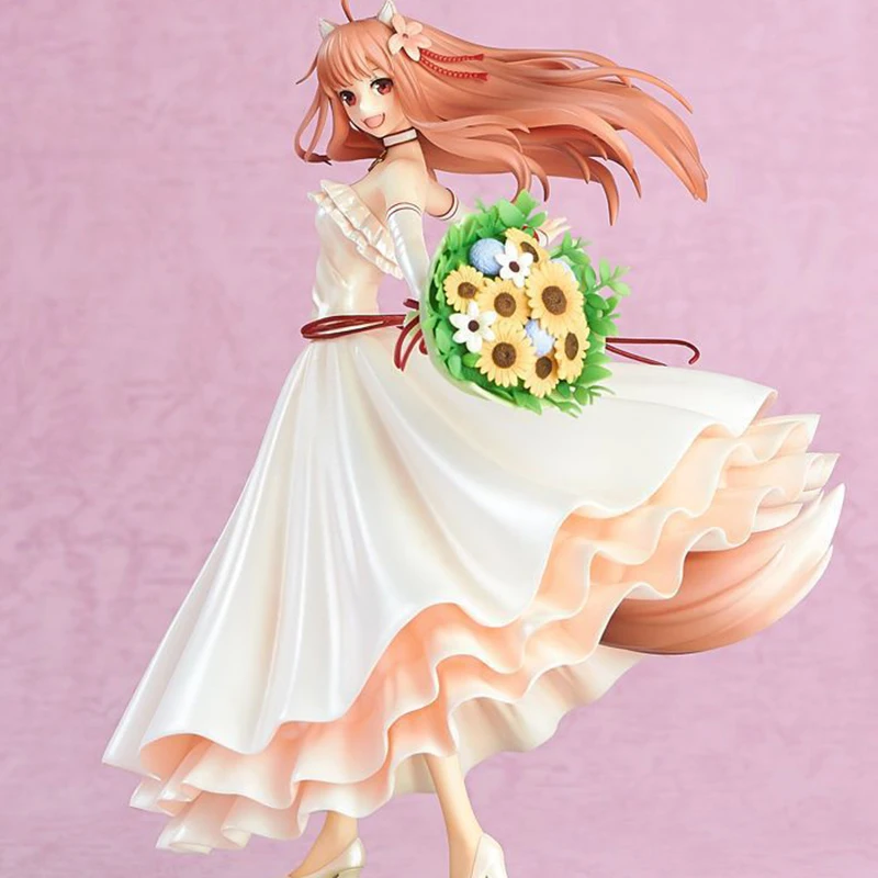 24cm Anime Spice and Wolf Holo Action Figure 10th Anniversary Animal Ears and Tail Wedding Dress Scene Base PVC Model Doll Toys
24cm Anime Spice and Wolf Holo Action Figure 10th Anniversary Animal Ears and Tail Wedding Dress Scene Base PVC Model Doll Toys