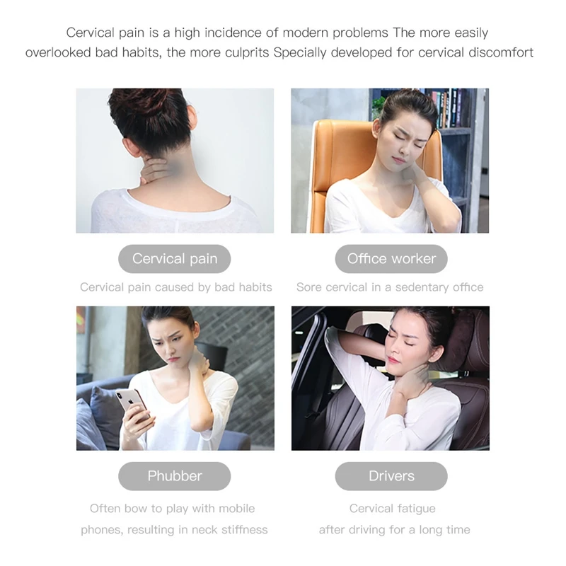 U-Shaped Electric Cervical Spine Massager, Heating and Pain Relief Memory Foam, Soft Neck Pillow Massage
U-Shaped Electric Cervical Spine Massager, Heating and Pain Relief Memory Foam, Soft Neck Pillow Massage
