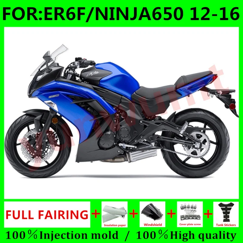 New ABS Fairings kit Fit for Kawasaki ER6F Ninja 650 2012 2013 2014 2015 2016 650R 12 13 14 15 16 fairing Bodywork blue black
New ABS Fairings kit Fit for Kawasaki ER6F Ninja 650 2012 2013 2014 2015 2016 650R 12 13 14 15 16 fairing Bodywork blue black