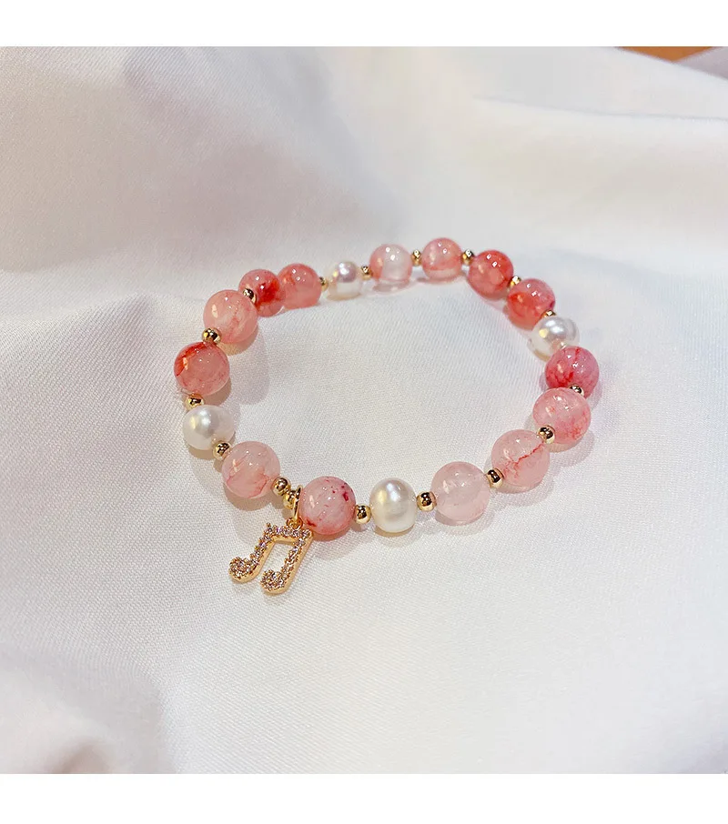 Natural Pearl Bracelet For Women Phonetic Symbol Stretch Personality Bracelet Chalcedony Hand Jewelry 
Natural Pearl Bracelet For Women Phonetic Symbol Stretch Personality Bracelet Chalcedony Hand Jewelry