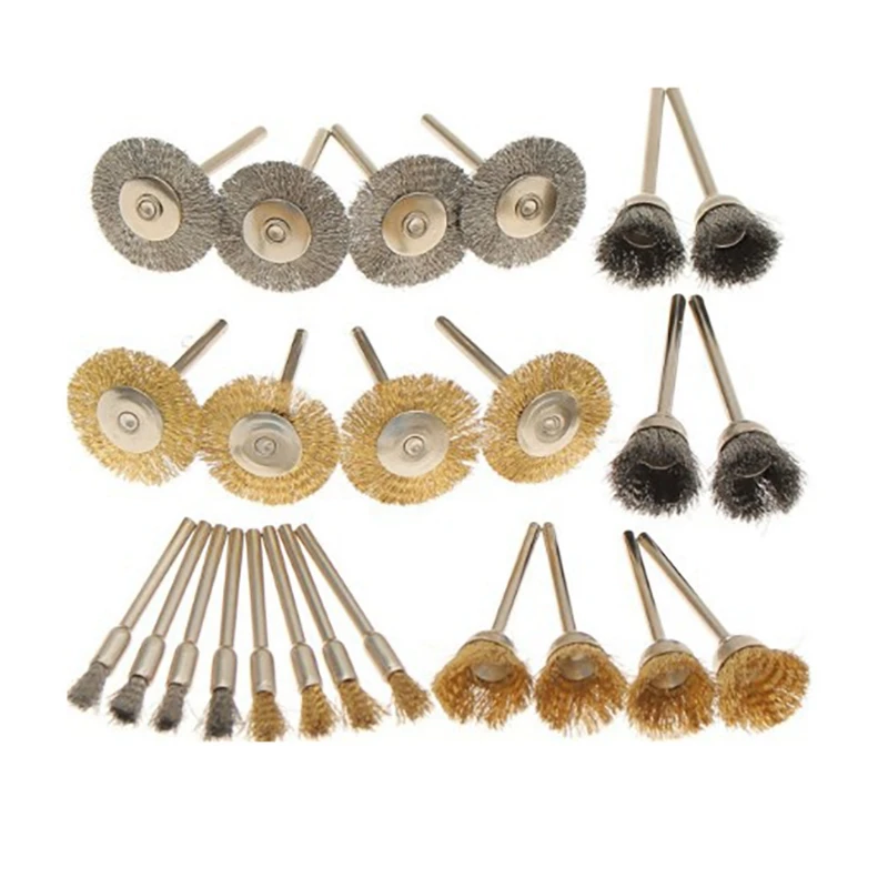 Набор щеток из проволоки, стальная латунная щетка для чистки, вращающийся инструмент для аксессуаров, плоская щетка в форме ручки для чистк... 
Набор щеток из проволоки, стальная латунная щетка для чистки, вращающийся инструмент для аксессуаров, плоская щетка в форме ручки для чистк...