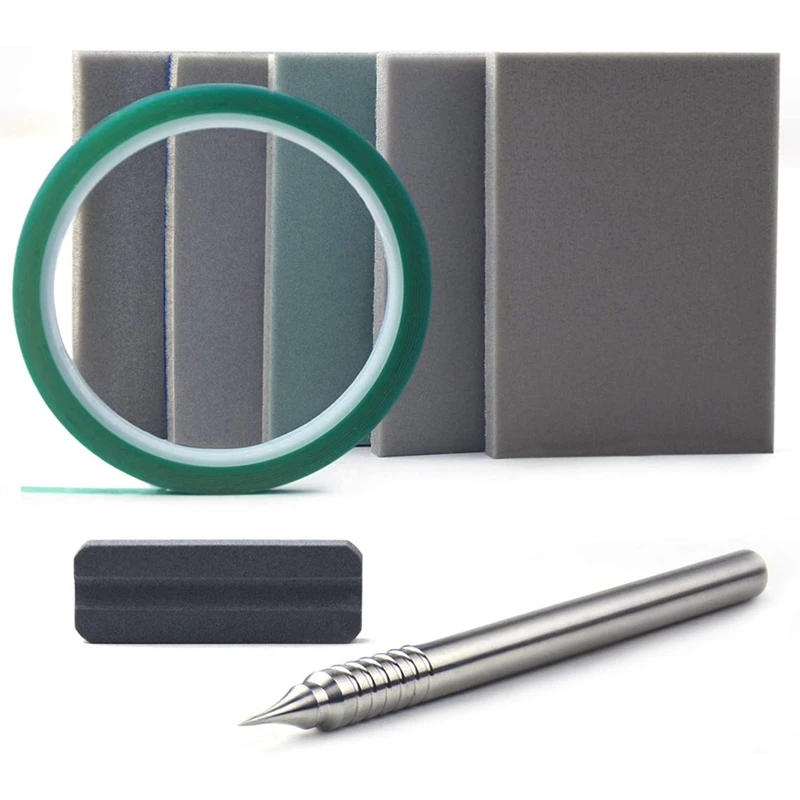 Scribe Tool Engraver Pen With Carving Guideline Scribing Tape And Sanding Sponges For Polishing, Scribe Set 
Scribe Tool Engraver Pen With Carving Guideline Scribing Tape And Sanding Sponges For Polishing, Scribe Set