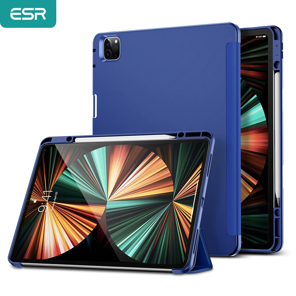ESR for iPad Pro 12 9 Case for iPad Pro 11 Case 2020 with Pencil Holder Stand Flexible Back Protective for iPad Pro Case 2021
ESR for iPad Pro 12 9 Case for iPad Pro 11 Case 2020 with Pencil Holder Stand Flexible Back Protective for iPad Pro Case 2021