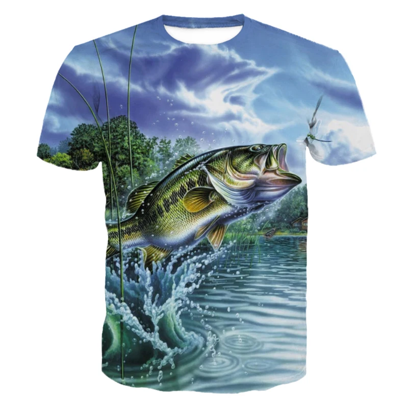 Fish Printed Harajuku Hobby T-Shirt 2018 3D Printed Full Printed Art Design 5XL 
Fish Printed Harajuku Hobby T-Shirt 2018 3D Printed Full Printed Art Design 5XL