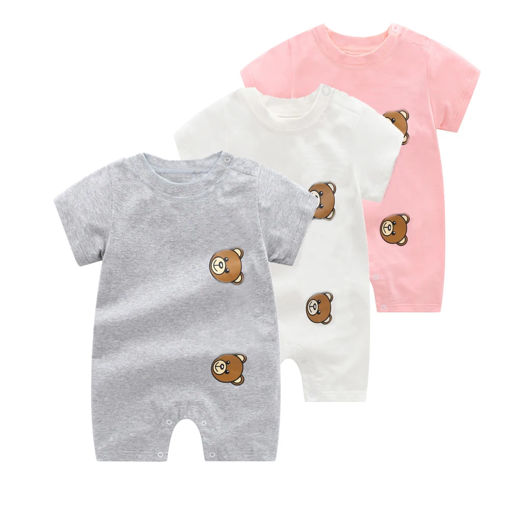 New 2021 Summer fashion printed baby clothes jumpsuit printed short-sleeved newborn baby boy girl rompers
New 2021 Summer fashion printed baby clothes jumpsuit printed short-sleeved newborn baby boy girl rompers