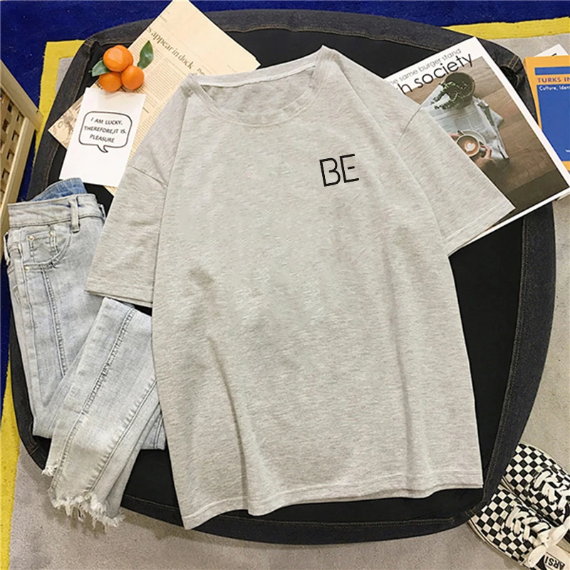 2021 New Album BE Print Harajuku T-shirt Kpop Korean Style Short Sleeve Cute Korean Casual hip-hop Short Sleeve Top
2021 New Album BE Print Harajuku T-shirt Kpop Korean Style Short Sleeve Cute Korean Casual hip-hop Short Sleeve Top