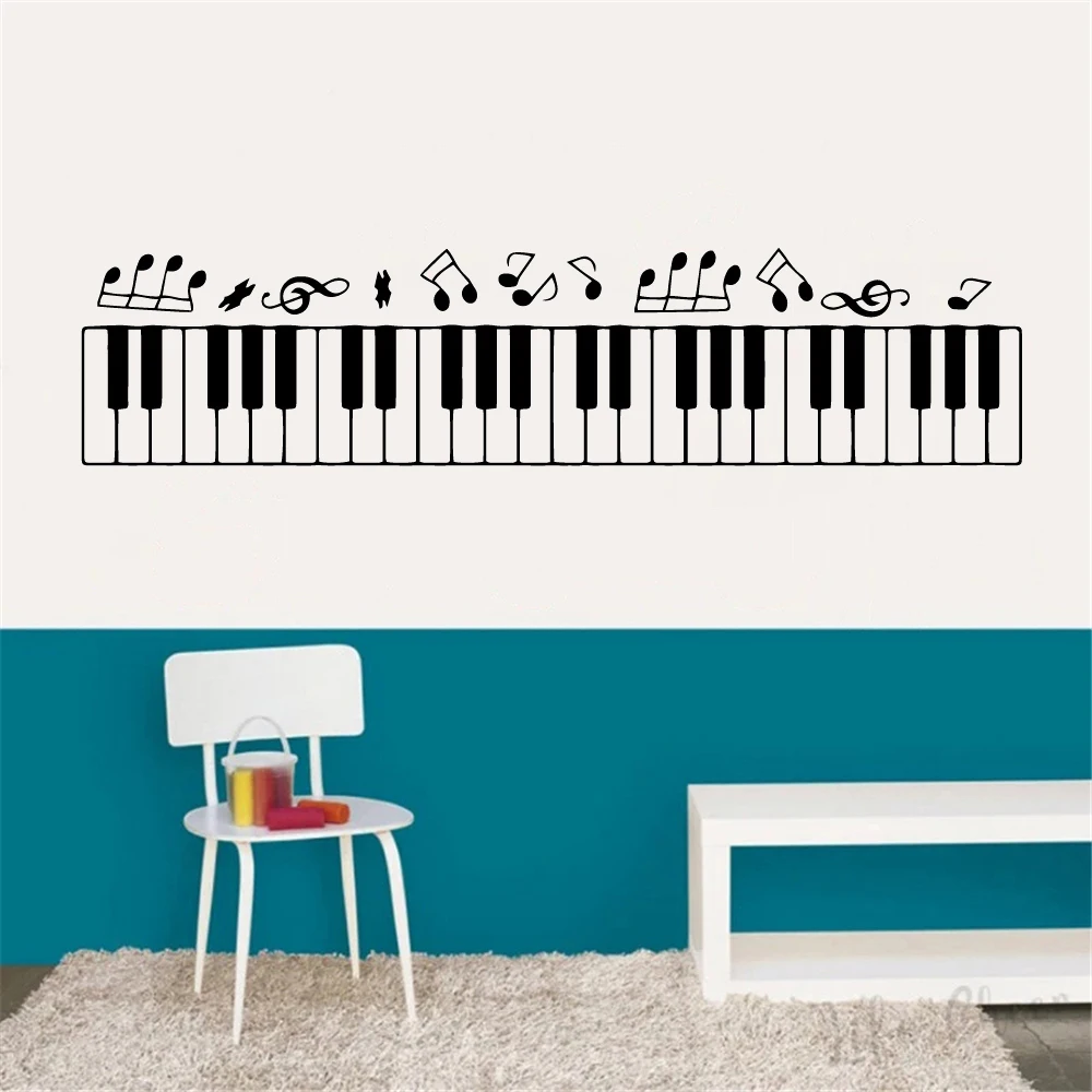 Piano Decor Wall Stickers Vinyl Livingroom Bedroom Home Decoration Accessories Poster Waterproof Music Murals HJ0538
Piano Decor Wall Stickers Vinyl Livingroom Bedroom Home Decoration Accessories Poster Waterproof Music Murals HJ0538