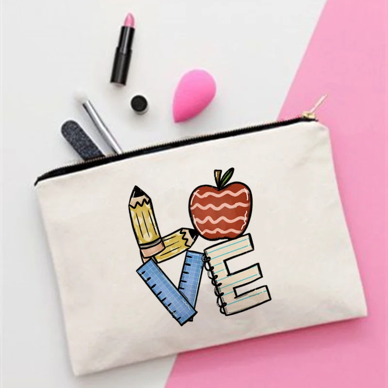 Women love to teach Printed Make up bag Fashion Women Cosmetics Organizer Bag for Travel Colorful Storage Bag for Lady Bag
Women love to teach Printed Make up bag Fashion Women Cosmetics Organizer Bag for Travel Colorful Storage Bag for Lady Bag