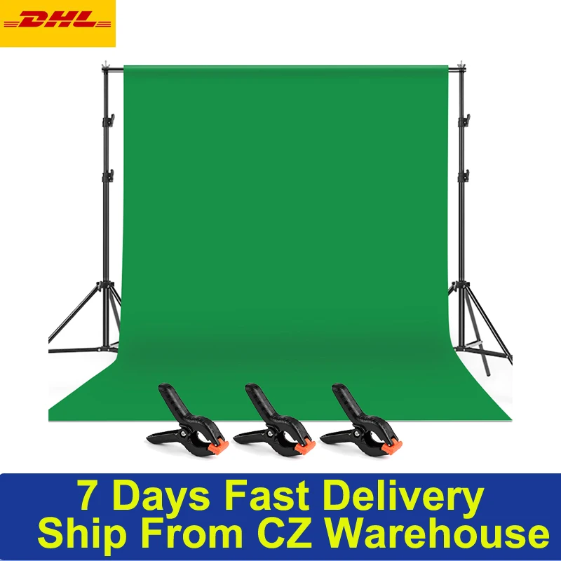 CZ STOCK 2*3m/6.6*10ft Video Photography Accessories Props Green Screen Backdrop Photo Background Studio
CZ STOCK 2*3m/6.6*10ft Video Photography Accessories Props Green Screen Backdrop Photo Background Studio