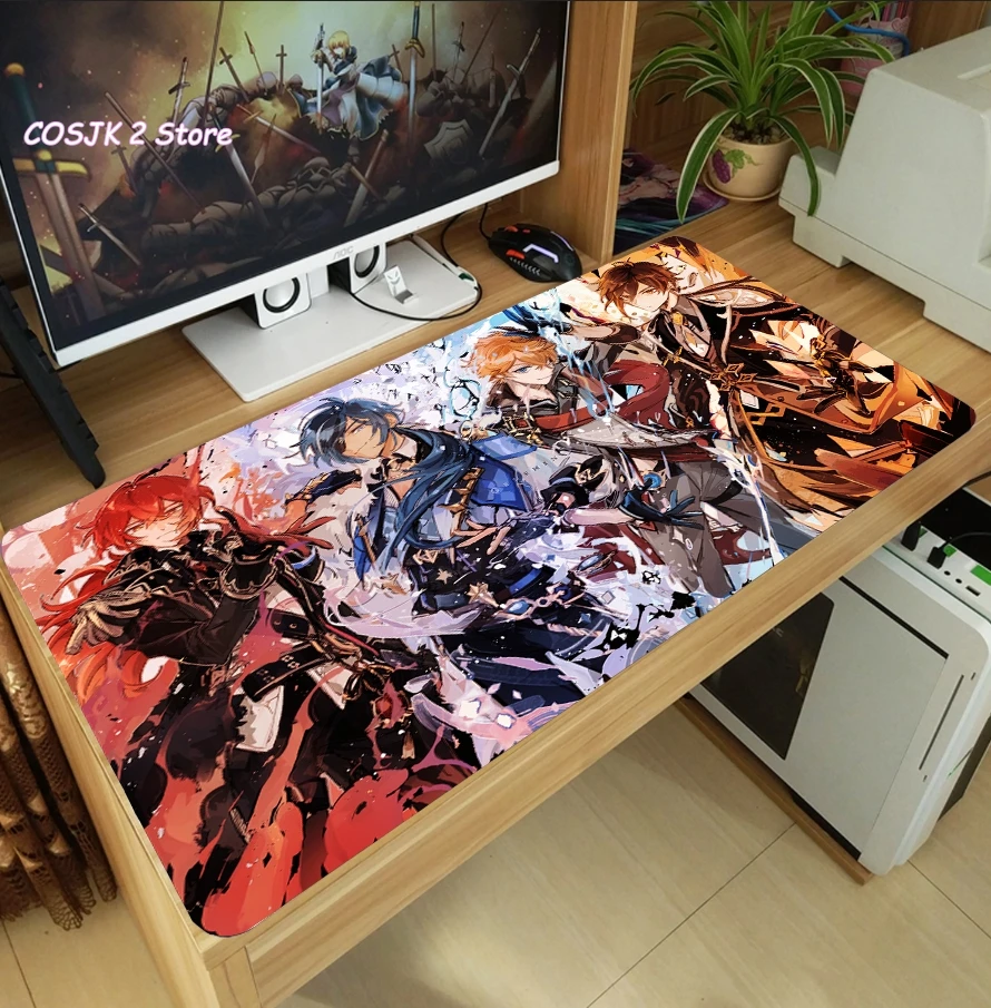 Game Genshin Impact Zhongli Diluc Large Mouse Pad Thicken Gaming Mice Mat Desk Keyboard Mat Anti-Slip Playmat Cosplay Gift
Game Genshin Impact Zhongli Diluc Large Mouse Pad Thicken Gaming Mice Mat Desk Keyboard Mat Anti-Slip Playmat Cosplay Gift