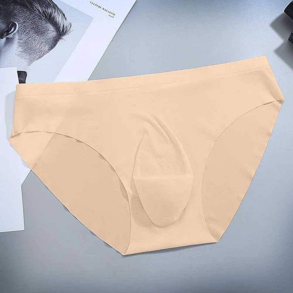 Sexy Mens Underwear Transparent Y-Front Briefs Mid Waist One Piece Plus Size ice silk men underwear Quick Dry Mens Pantines 2021
Sexy Mens Underwear Transparent Y-Front Briefs Mid Waist One Piece Plus Size ice silk men underwear Quick Dry Mens Pantines 2021