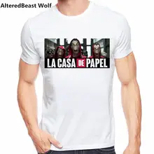 Наличные GTA игра забавная футболка ла Каса де Papel мужчины деньги