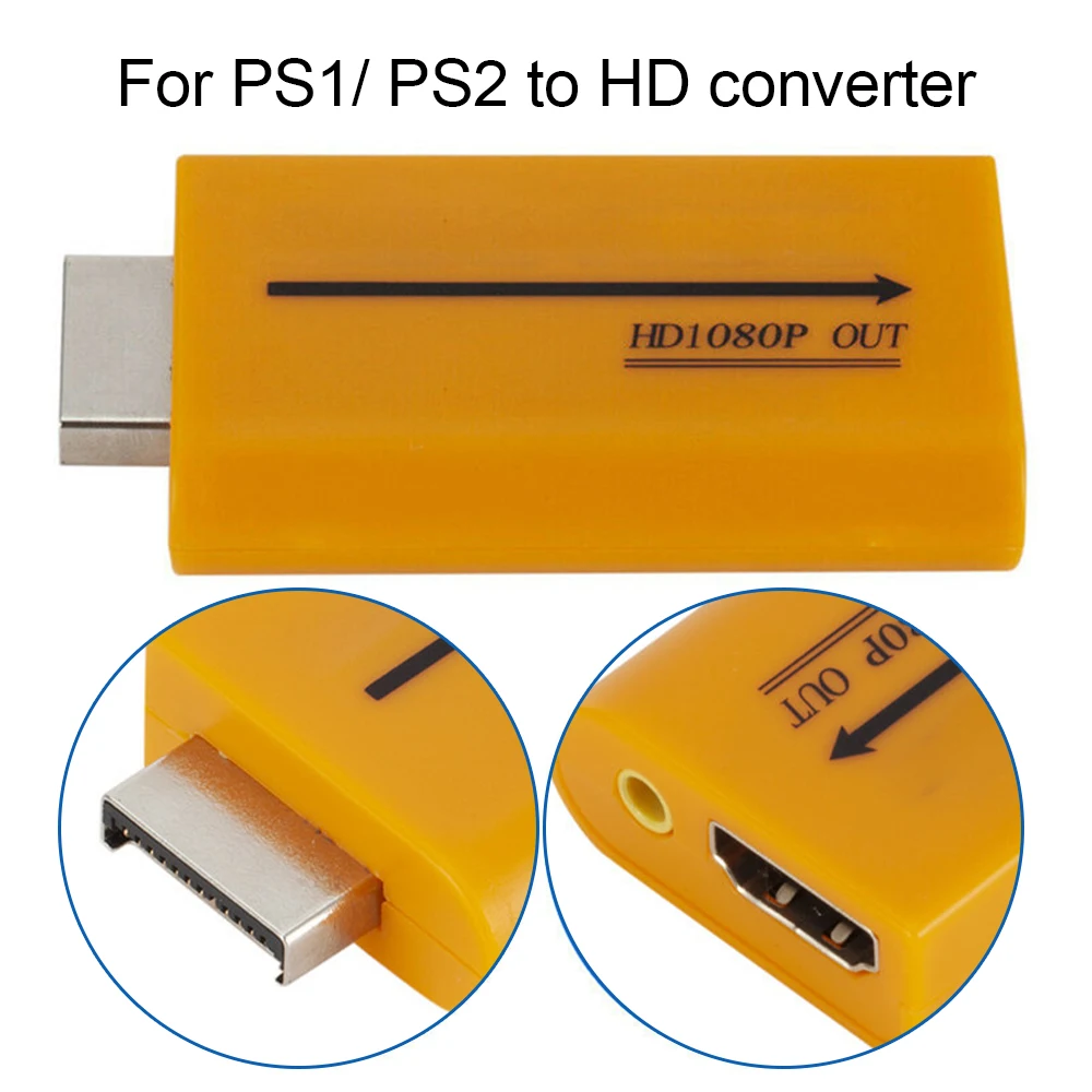 3.5Mm Audio Video Converters With Usb Cable Support 1080P Output For PS1 Player To HDMI-Compatible Adapter For Hdtv
3.5Mm Audio Video Converters With Usb Cable Support 1080P Output For PS1 Player To HDMI-Compatible Adapter For Hdtv