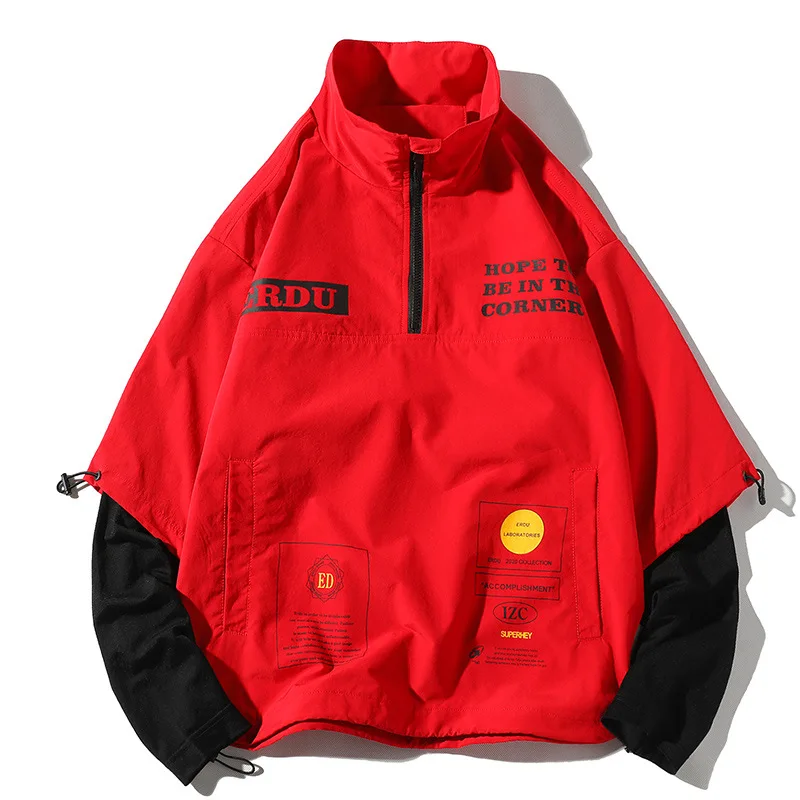 Streetwear Brand Men's Jackets Spring Autumn Men Zipper Collar Coat Fashion Street Original Harajuku Style Hip Hop Jackets Male
Streetwear Brand Men's Jackets Spring Autumn Men Zipper Collar Coat Fashion Street Original Harajuku Style Hip Hop Jackets Male