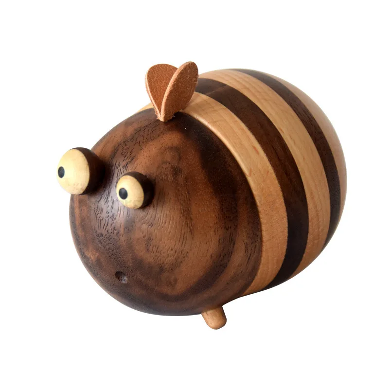 Creative Wood Bee Toothpick Holder Picktooth Box Storage Box Desktop Home Decor Wooden Crafts
Creative Wood Bee Toothpick Holder Picktooth Box Storage Box Desktop Home Decor Wooden Crafts