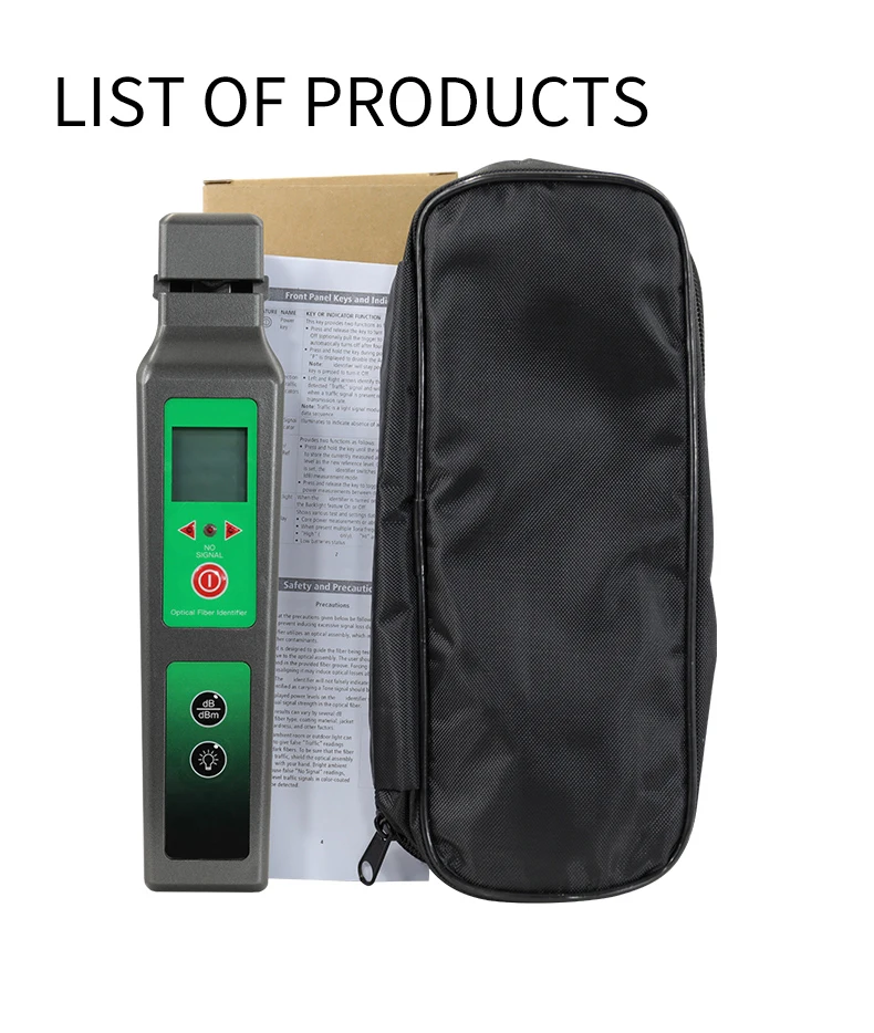 Komshine KFI-40 Live Fiber Optical Identifier with LED Display Identifying direction break checker FTTH Testing Tool
Komshine KFI-40 Live Fiber Optical Identifier with LED Display Identifying direction break checker FTTH Testing Tool