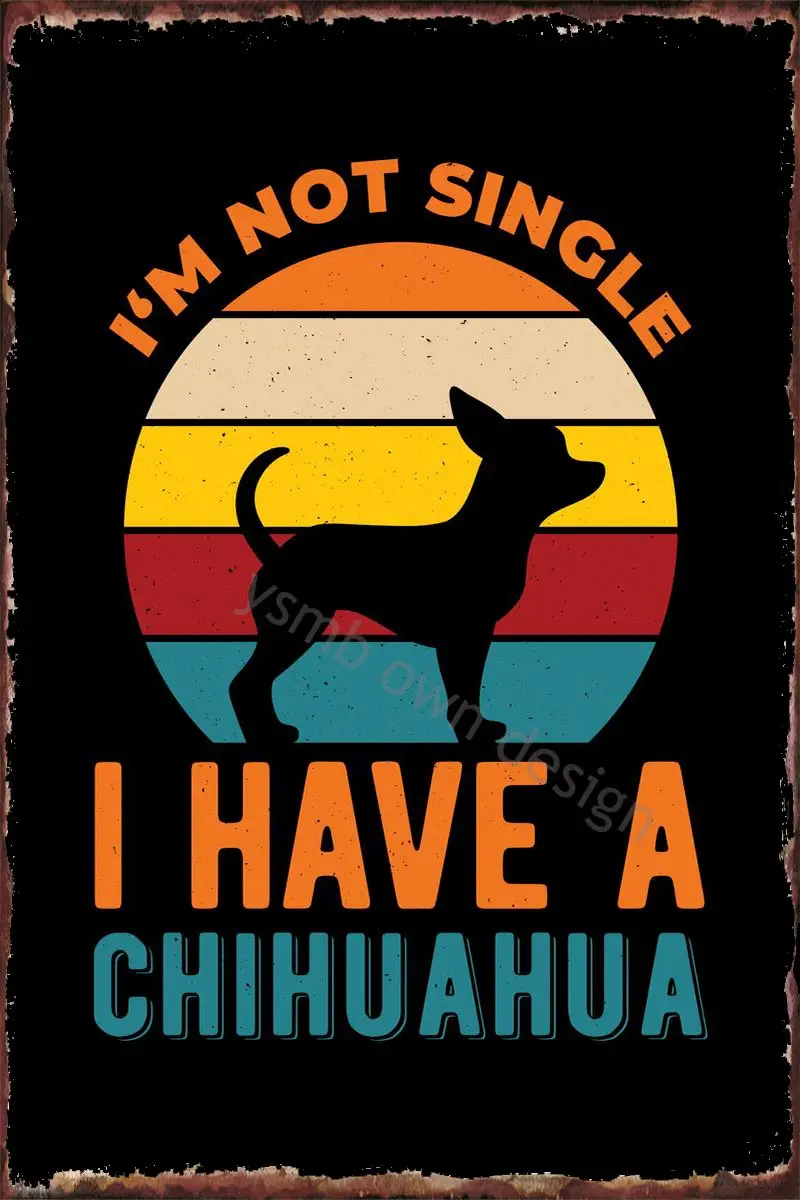 Забавный жестяной знак чихуахуа, оловянные таблички, Настенный декор, украшение для комнаты, Ретро винтажный металлический знак для искусс...
Забавный жестяной знак чихуахуа, оловянные таблички, Настенный декор, украшение для комнаты, Ретро винтажный металлический знак для искусс...