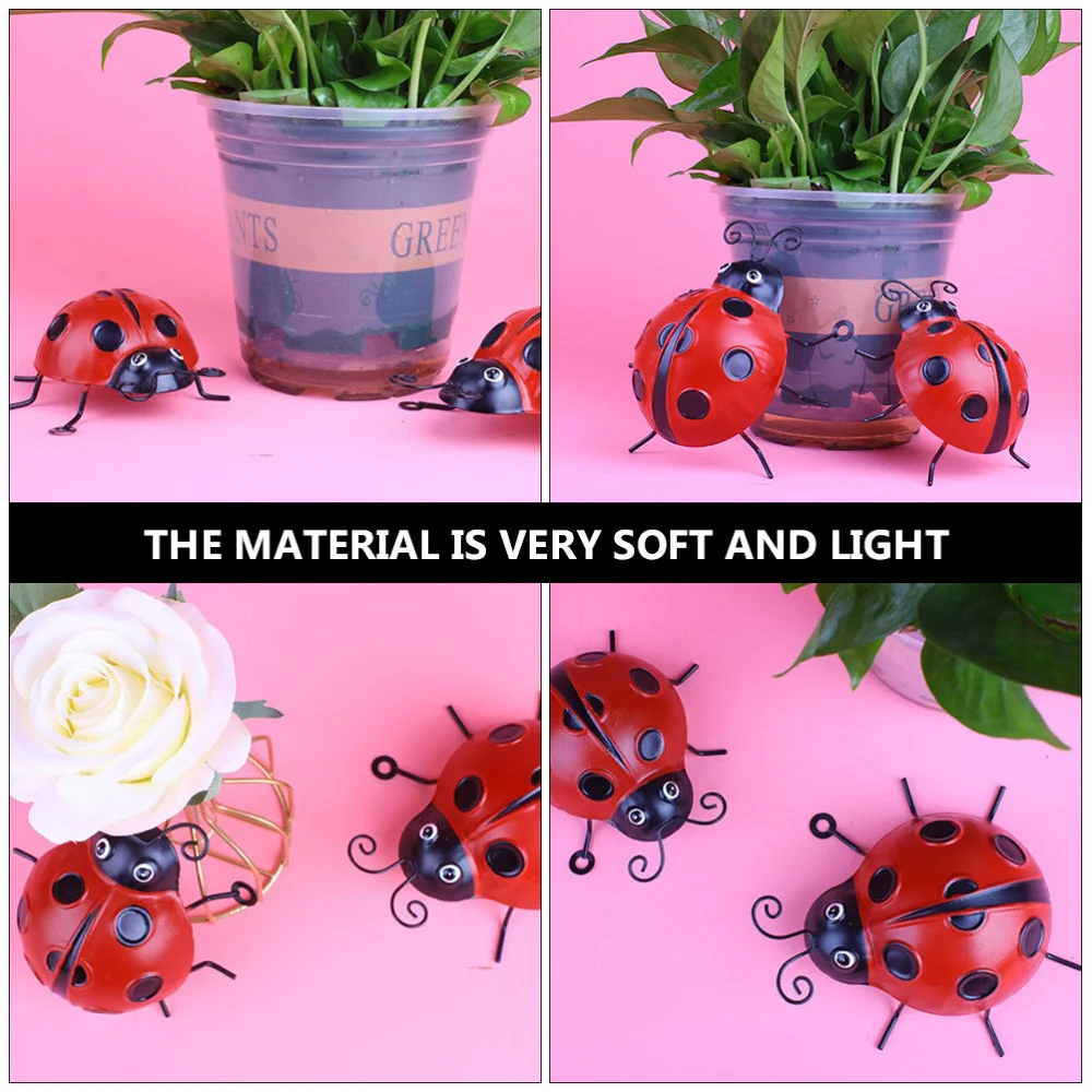 4pcs Simulated Iron Ladybug Wall Hanging Decor Ladybird Wall Art Craft
4pcs Simulated Iron Ladybug Wall Hanging Decor Ladybird Wall Art Craft