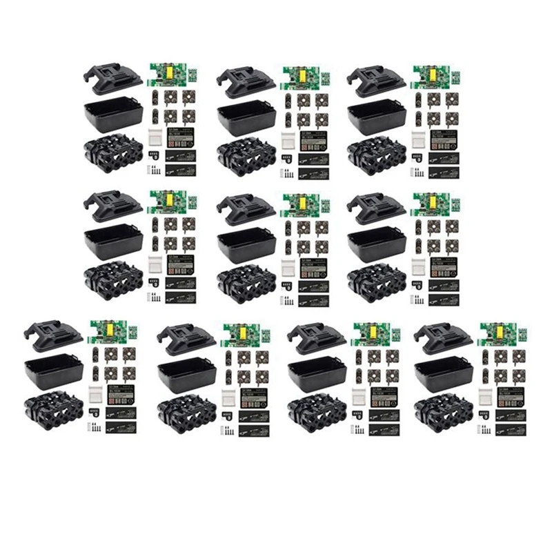 10Sets BL1830 Li-Ion Battery Case Charging Protection Circuit Board Box for Makita 18V 6.0Ah Battery Indicator BL1860
10Sets BL1830 Li-Ion Battery Case Charging Protection Circuit Board Box for Makita 18V 6.0Ah Battery Indicator BL1860
