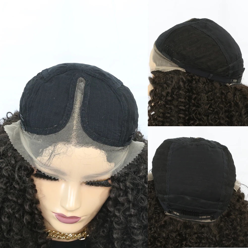 Synthetic hair Wigs Kinky Curly Middle Part Lace Wig Black Color Cosplay/Party/Daily High Temperature Fiber Wigs For Women
Synthetic hair Wigs Kinky Curly Middle Part Lace Wig Black Color Cosplay/Party/Daily High Temperature Fiber Wigs For Women
