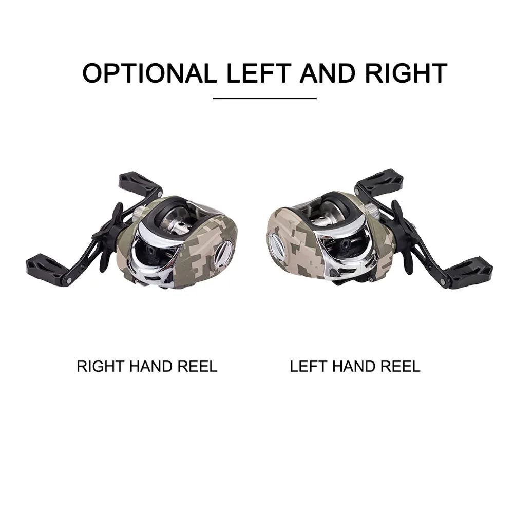 7.3: 1 High Speed Ratio Camo Droplet Wheel Luya Magnetic Brake Metal Fishing Line Wheel
7.3: 1 High Speed Ratio Camo Droplet Wheel Luya Magnetic Brake Metal Fishing Line Wheel