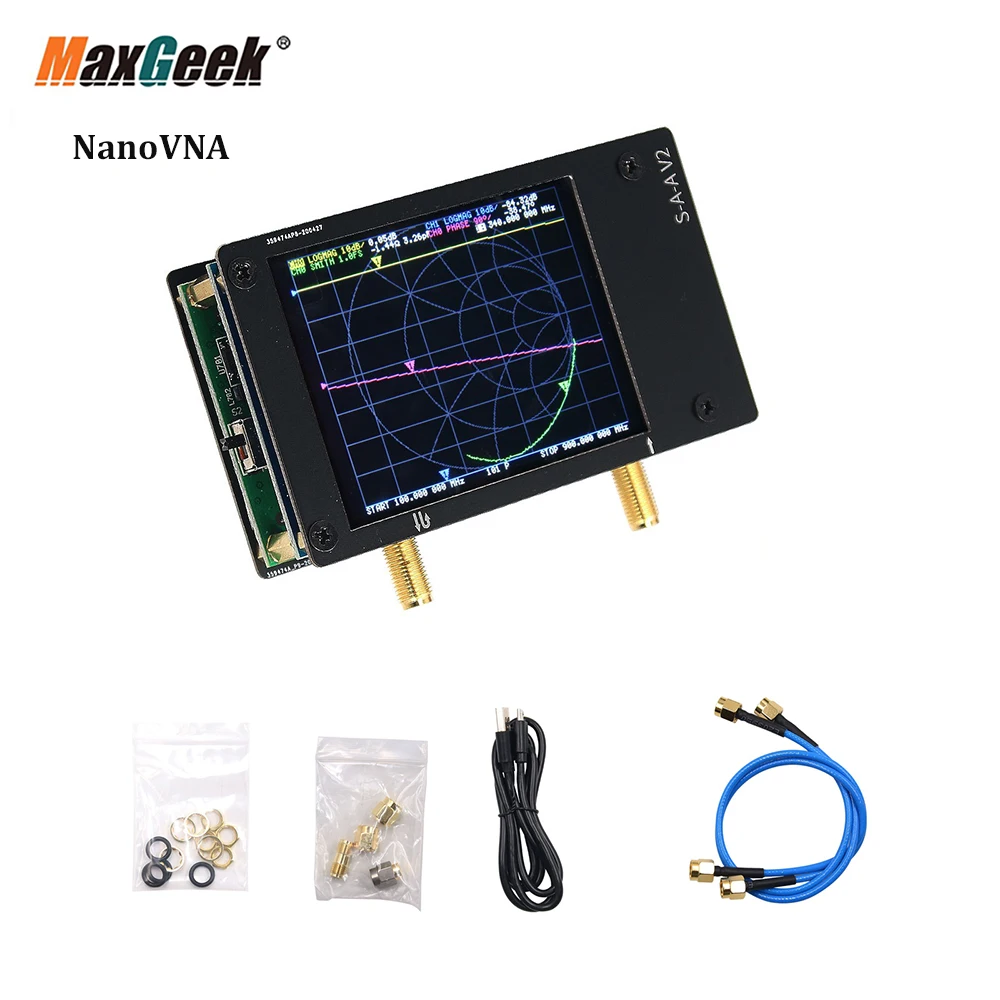 Upgraded 50K-3GHz NanoVNA Vector Network Analyzer Antenna Analyzer For Shortwave HF VHF UHF
Upgraded 50K-3GHz NanoVNA Vector Network Analyzer Antenna Analyzer For Shortwave HF VHF UHF