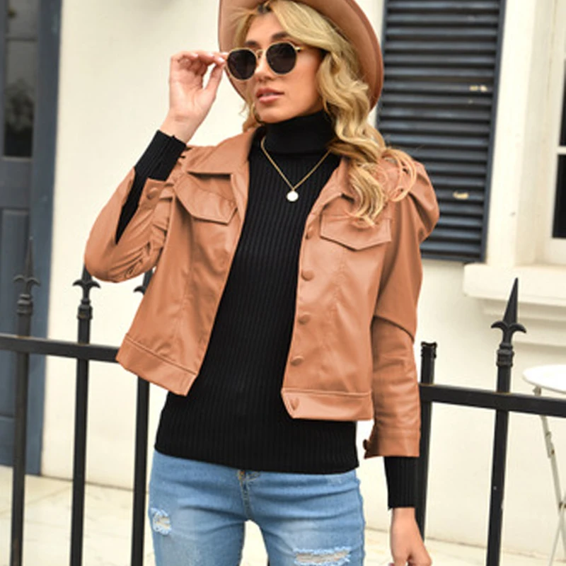 Black Jacket Women Winter Coat Leather Female Blazer 2020 Long Sleeved Round Neck Zipper Jacket for Women Coat Jack
Black Jacket Women Winter Coat Leather Female Blazer 2020 Long Sleeved Round Neck Zipper Jacket for Women Coat Jack