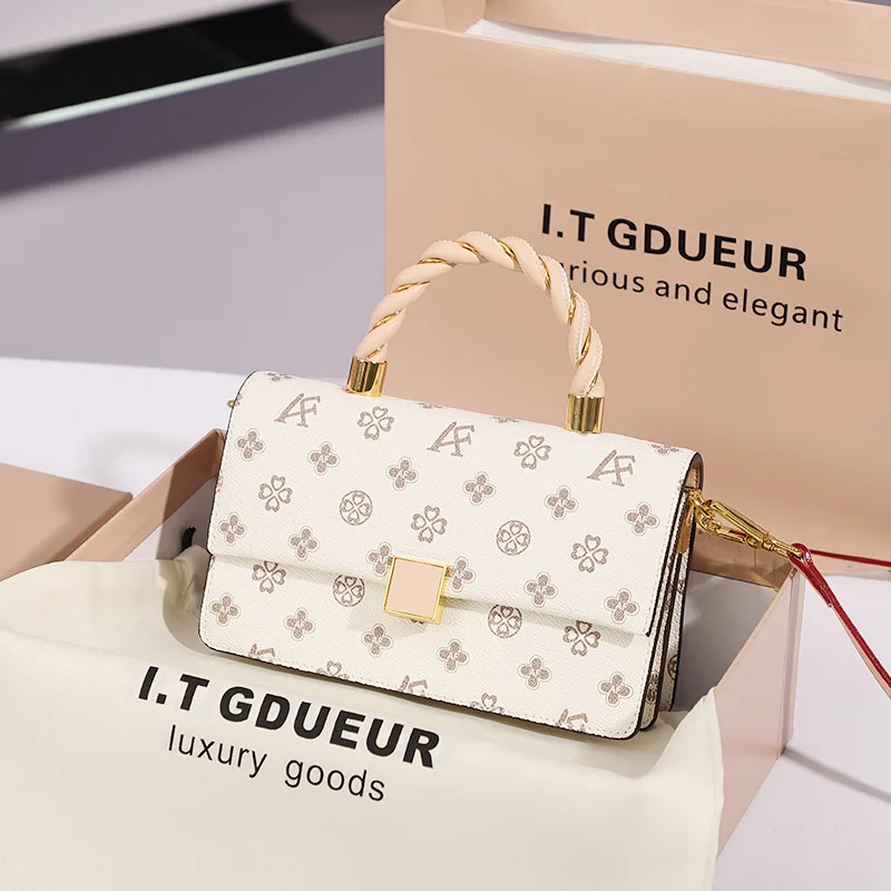 Luxury Brand 100% Genuine Leather Texture Printing Retro Small Square Bag Simple and Versatile One-shoulder Messenger Bag Cc Gg
Luxury Brand 100% Genuine Leather Texture Printing Retro Small Square Bag Simple and Versatile One-shoulder Messenger Bag Cc Gg