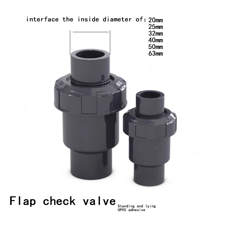 Sanli UPVC Check Valve Plastic Flap Check Valve PVC Check Valve Check Valve Vertical and Horizontal Universal 1Pcs
Sanli UPVC Check Valve Plastic Flap Check Valve PVC Check Valve Check Valve Vertical and Horizontal Universal 1Pcs