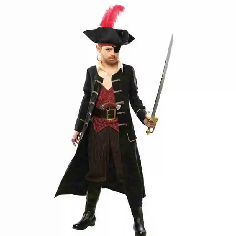 Free shipping Pirates Halloween Fancy costume for children Jack Cosplay boy Carnival costume party For kid
Free shipping Pirates Halloween Fancy costume for children Jack Cosplay boy Carnival costume party For kid