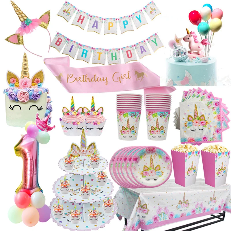 Unicorn Party 3-tier Cup Cake Stand Paper Plates Cups Balloon Birthday Party Decoration Kids Unicornio Party Girls Baby Shower
Unicorn Party 3-tier Cup Cake Stand Paper Plates Cups Balloon Birthday Party Decoration Kids Unicornio Party Girls Baby Shower