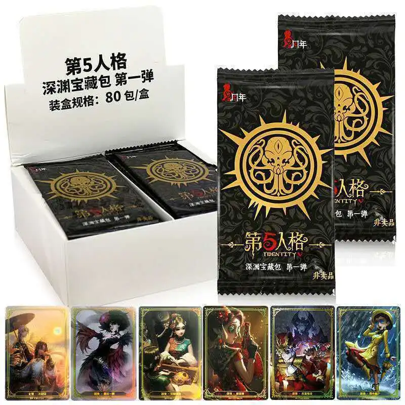 160pcs/set Identity V Cards Abyss Treasure Bag Game Paper Cards Kids Toys Girl Boy Collection Cards Christmas Gift 
160pcs/set Identity V Cards Abyss Treasure Bag Game Paper Cards Kids Toys Girl Boy Collection Cards Christmas Gift