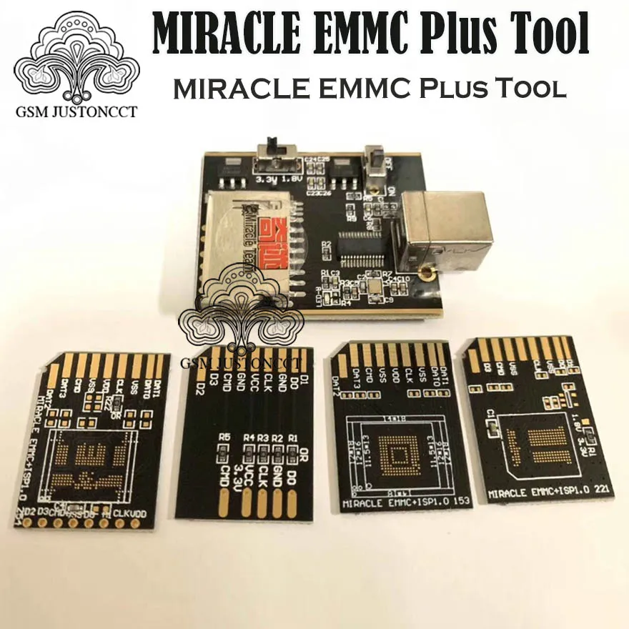 2020 новый оригинальный чудо eMMC Plus инструмент/чудо адаптер 5 в 1 для пластины Bga