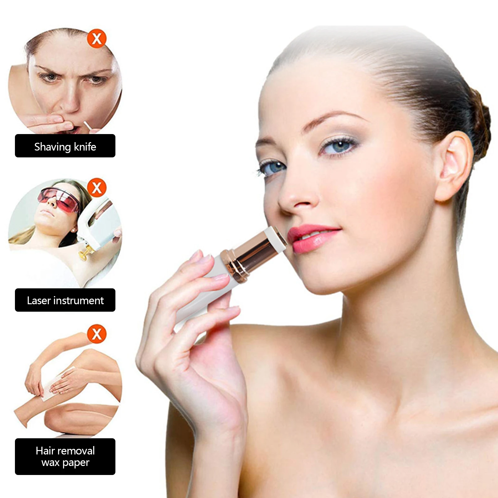 New Mini Shaver Electric Shaver Men And Women Body Shaver Lipstick Shaver Hair Removal Device
New Mini Shaver Electric Shaver Men And Women Body Shaver Lipstick Shaver Hair Removal Device