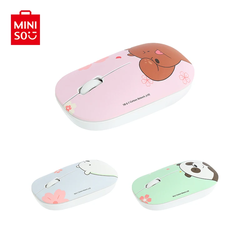 MINISO X We bare bears Wireless Mouse for Gaming Office Laptop Computer Accessories
MINISO X We bare bears Wireless Mouse for Gaming Office Laptop Computer Accessories