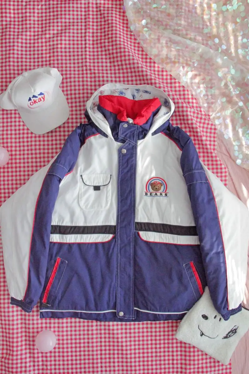 Short Windbreaker Cotton Clothes Girl Winter Japanese Preppy Vintage Embroidey Bear Splicing Hoodies Jacket Women Outwear Tops
Short Windbreaker Cotton Clothes Girl Winter Japanese Preppy Vintage Embroidey Bear Splicing Hoodies Jacket Women Outwear Tops