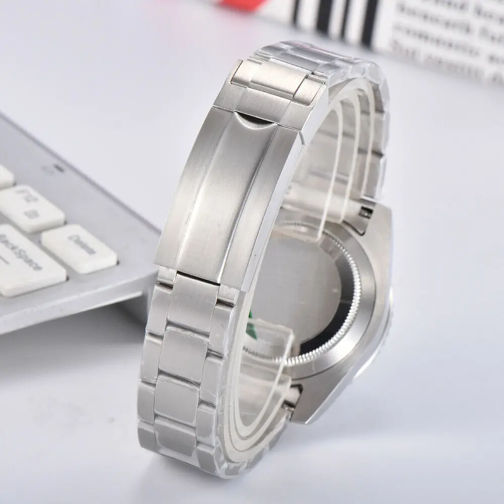 New Luxury Men Custom Logo Mechanical Wristwatch Luminous GMT Watch Top Brand Sapphire Glass 10Bar Male Clock Reloj Hombre |