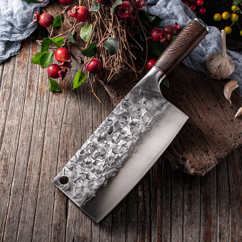 Handmade Forged Butcher Knife Wide Blade Chopping Knife Chinese Cleaver Camping Serbian Chef Knives Set Wenge Wood Handle Tool
Handmade Forged Butcher Knife Wide Blade Chopping Knife Chinese Cleaver Camping Serbian Chef Knives Set Wenge Wood Handle Tool