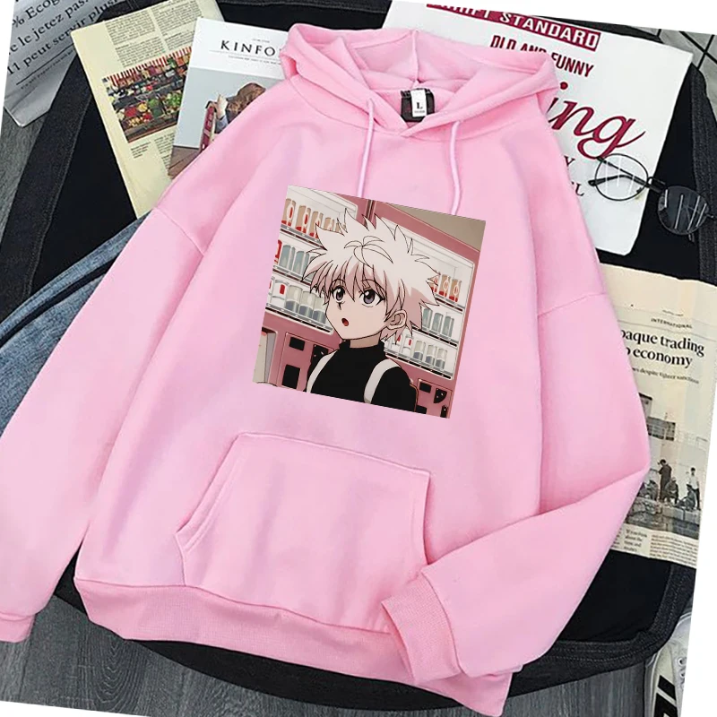 Cute Hoodies Hunter X Hunter Men's and Women's Pullover Hoodie Sweatshirt Killua Zoldyck Hisoka 90s Anime Hoody Streetwear Top
Cute Hoodies Hunter X Hunter Men's and Women's Pullover Hoodie Sweatshirt Killua Zoldyck Hisoka 90s Anime Hoody Streetwear Top