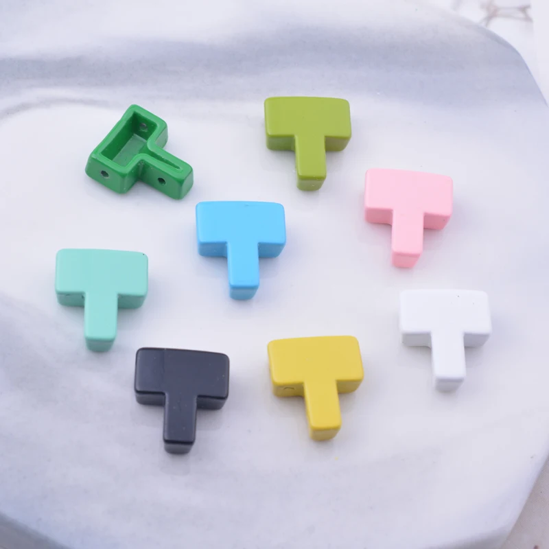 10pcs/lot 10*11mm Colorful T Shape Bead DIY Handmade Bracelet Enamel Tile Beads For Jewelry Making Accessories
10pcs/lot 10*11mm Colorful T Shape Bead DIY Handmade Bracelet Enamel Tile Beads For Jewelry Making Accessories