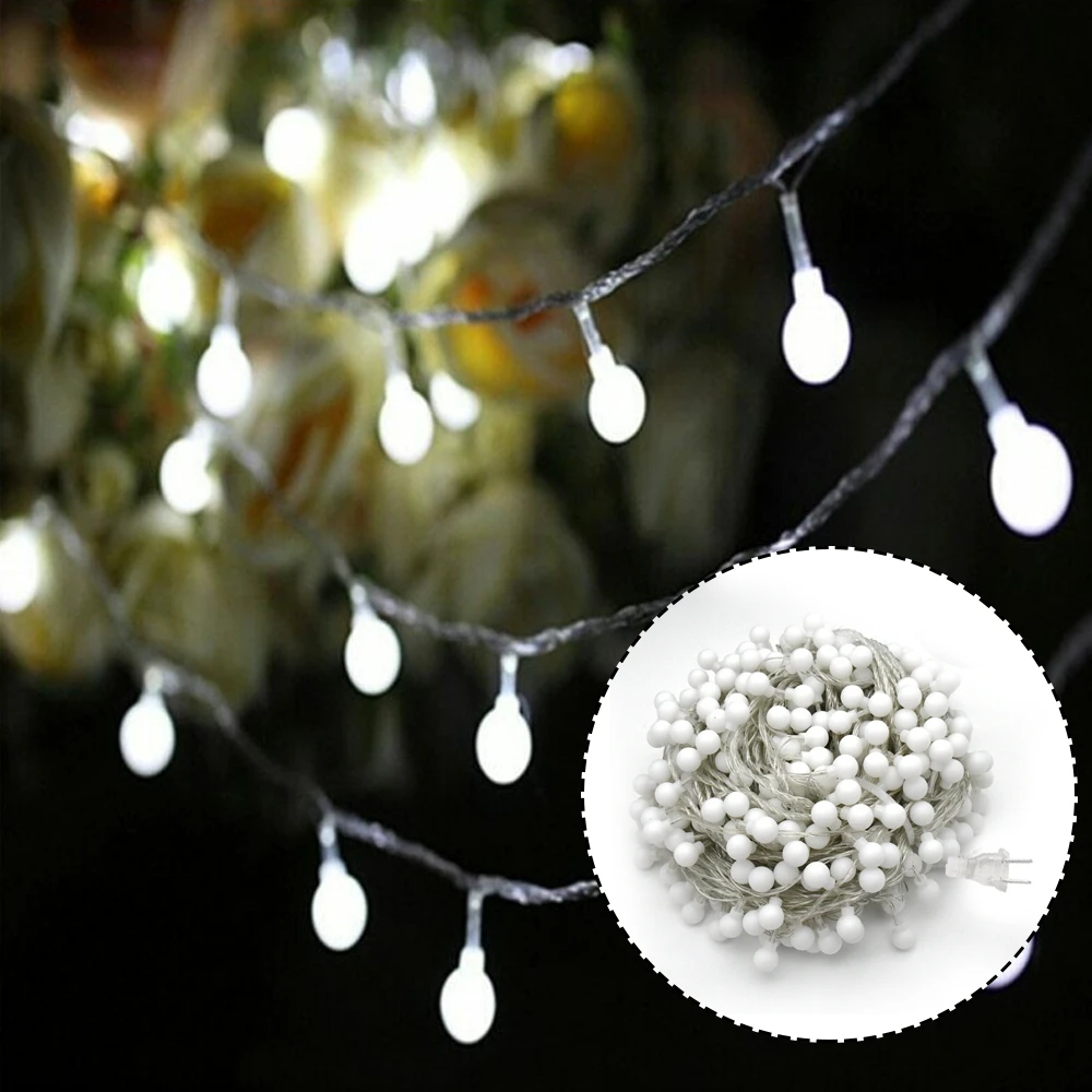 Fairy Garland LED Ball String Lights 110V Waterproof For Christmas Tree Wedding Home Indoor Decoration US Plug
Fairy Garland LED Ball String Lights 110V Waterproof For Christmas Tree Wedding Home Indoor Decoration US Plug