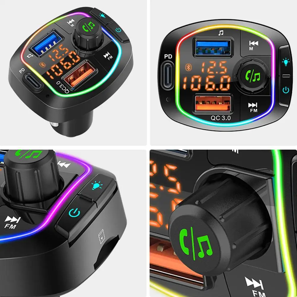 Car MP3 Player FM Transmitter with Bluetooth QC3.0 Charger Type U Quick Charge Car Voltage USB-C Music PD-C Disk Player Dis F7G5
Car MP3 Player FM Transmitter with Bluetooth QC3.0 Charger Type U Quick Charge Car Voltage USB-C Music PD-C Disk Player Dis F7G5