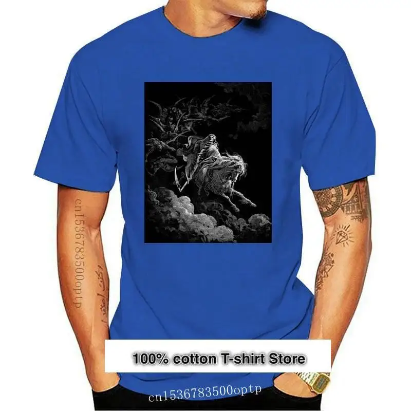 Camiseta de arte con grabado en madera, camisa con imagen de la muerte, Gustave Dore, renacentista, nuevo
Camiseta de arte con grabado en madera, camisa con imagen de la muerte, Gustave Dore, renacentista, nuevo