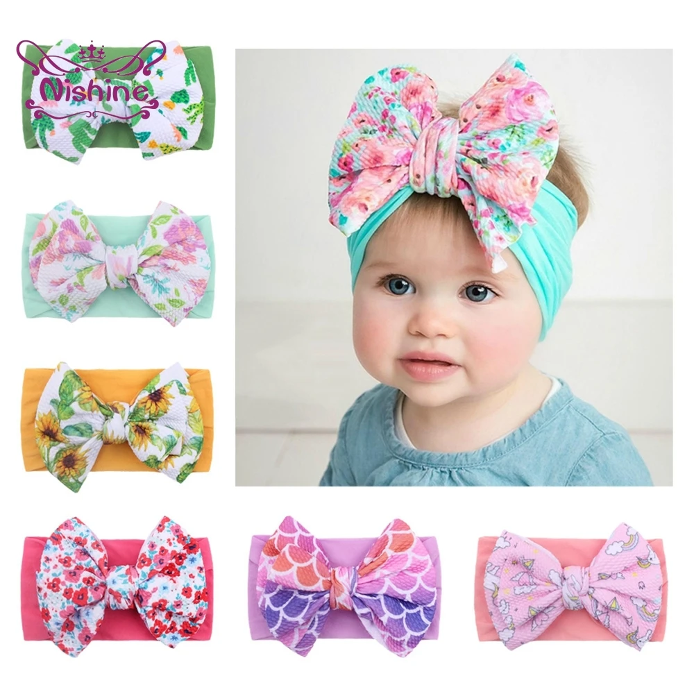 Nishine 1 PCS Solid Color Striped Bowknot Baby Girl Elastic Nylon Headband DIY Clothing Decoration Sweet Infant Hair Accessories
Nishine 1 PCS Solid Color Striped Bowknot Baby Girl Elastic Nylon Headband DIY Clothing Decoration Sweet Infant Hair Accessories