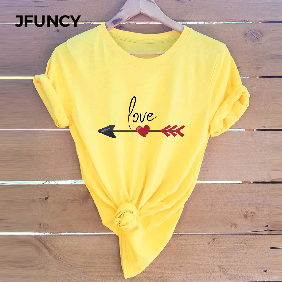 JFUNCY Cotton T-Shirt Valentine's Day Print Woman Shirt Casual Women Tshirt Female Short Sleeve Tees Summer Mujer Tops
JFUNCY Cotton T-Shirt Valentine's Day Print Woman Shirt Casual Women Tshirt Female Short Sleeve Tees Summer Mujer Tops