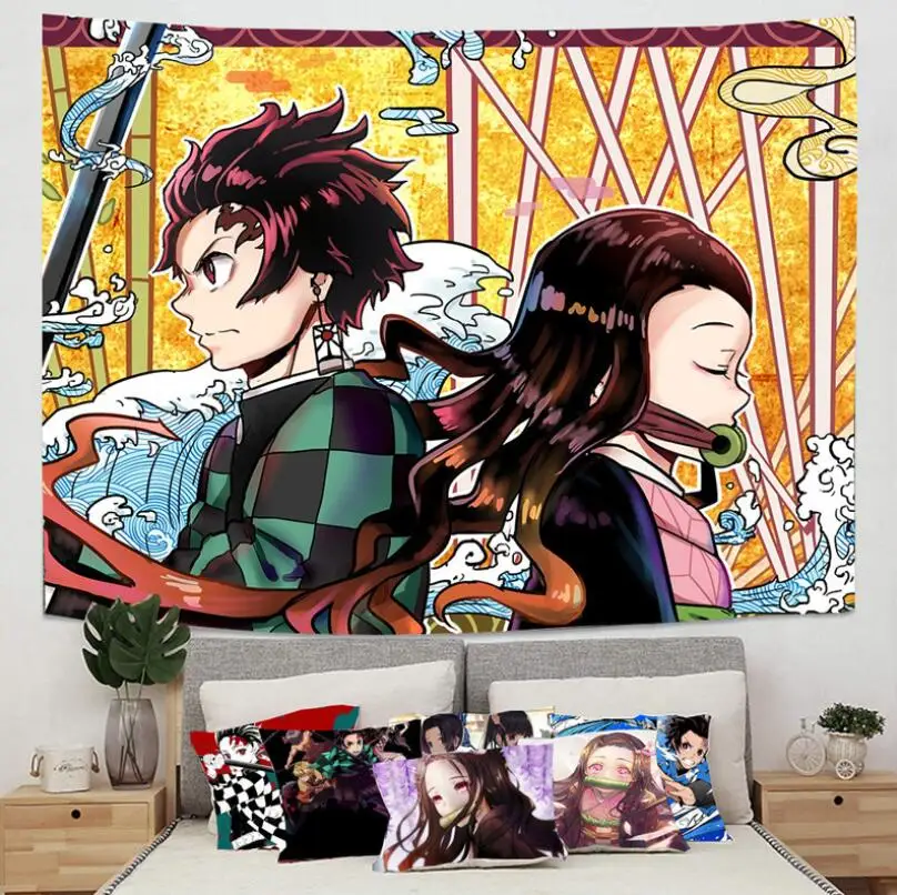 Kimetsu no Yaiba 3D Print Demon Slayer Anime Tapestrying Rectangular Home Decor Wall Hanging 04
Kimetsu no Yaiba 3D Print Demon Slayer Anime Tapestrying Rectangular Home Decor Wall Hanging 04