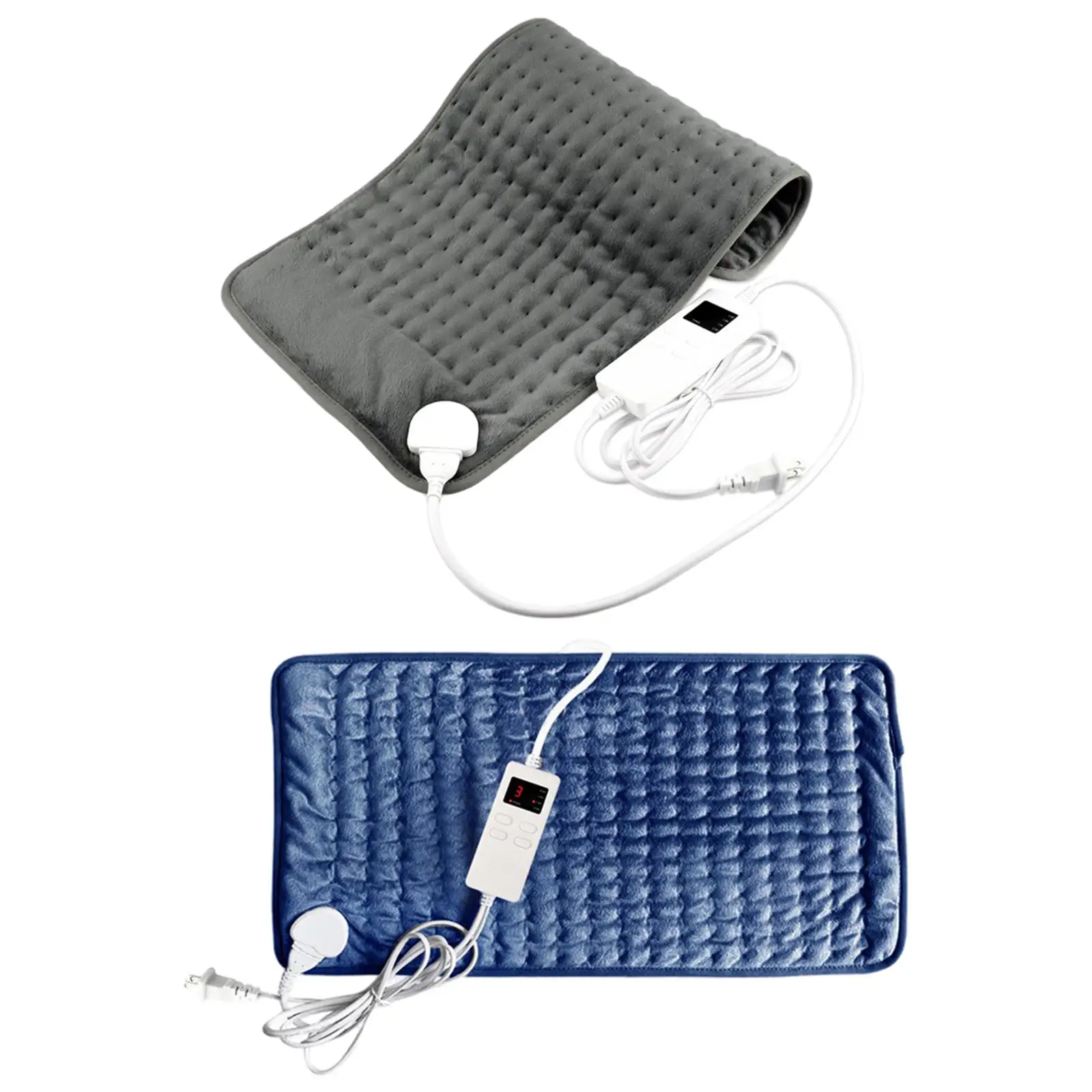 XL Electric Heating Pad Pain Relief Auto Shut Off with 6 Heat Settings 30" x 16" Soft Soothing 4 timers Back Feet Waist US Plug
XL Electric Heating Pad Pain Relief Auto Shut Off with 6 Heat Settings 30" x 16" Soft Soothing 4 timers Back Feet Waist US Plug