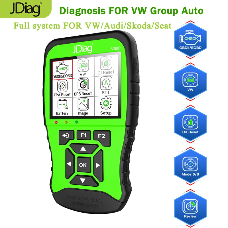JDiag V600 для полной диагностики VAG, Автомобильный сканер v W, поддержка серии VAG, универсальный obd2 + EOBD, многоязычный
JDiag V600 для полной диагностики VAG, Автомобильный сканер v W, поддержка серии VAG, универсальный obd2 + EOBD, многоязычный